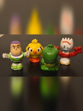Little People Toy Story Figures Buzz Lightyear Rex Ducky & Forky